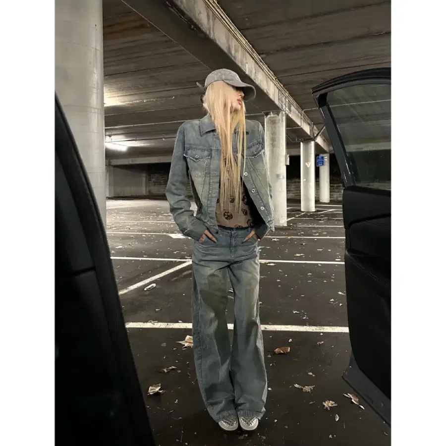 RASE LE SOL팬츠 청바지 Wandering Denim 루즈핏 팬츠