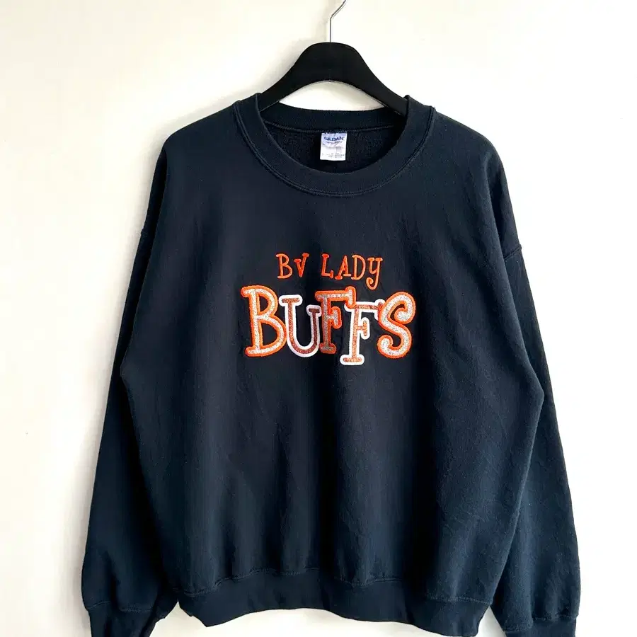 길단 BUFFS 팀 맨투맨 블랙 L