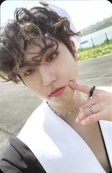 StrayKids MAXIDENT Han 트레이딩 카드 화이트