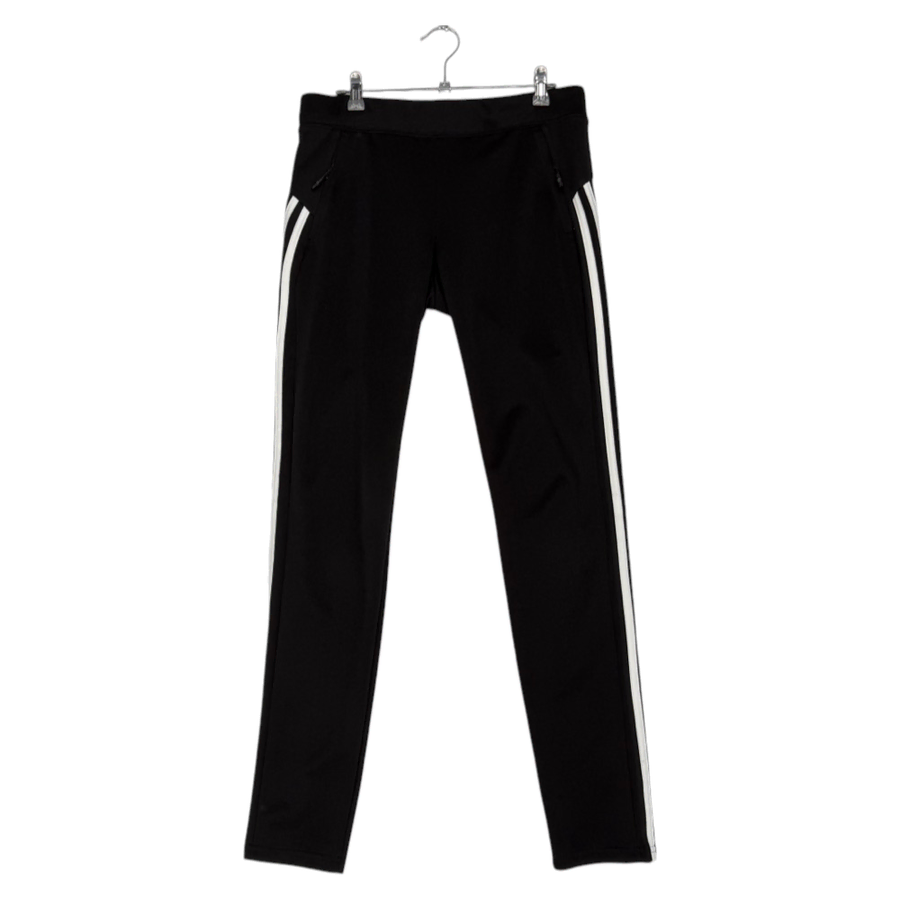 아디다스 adidas 블랙 ID 3-스트라이프 스키니 트랙팬츠 S