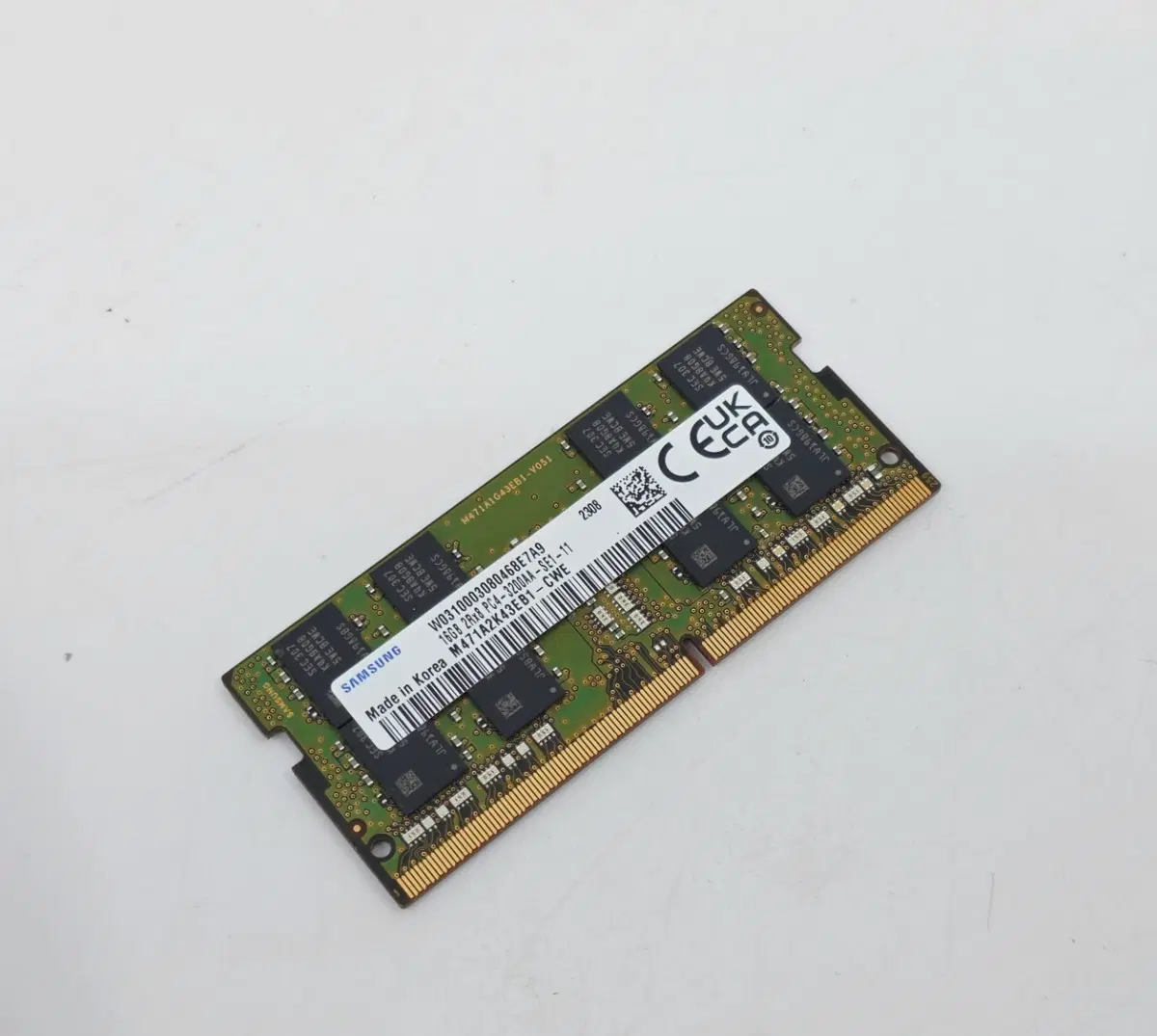 삼성 DDR4 16GB 3200MHz 노트북 RAM PC4-3200AA 2개 가능