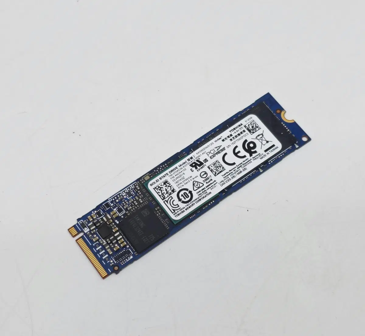 TOSHIBA 512GB NVMe M.2 2280 SSD