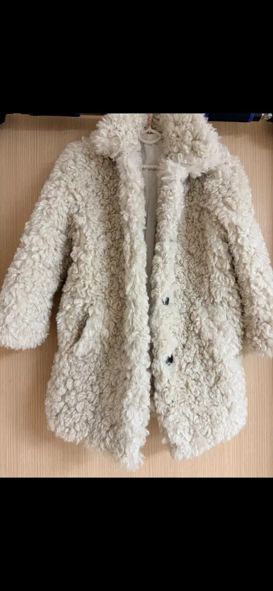 3XL) mimiciel 양털 코트 아이보리