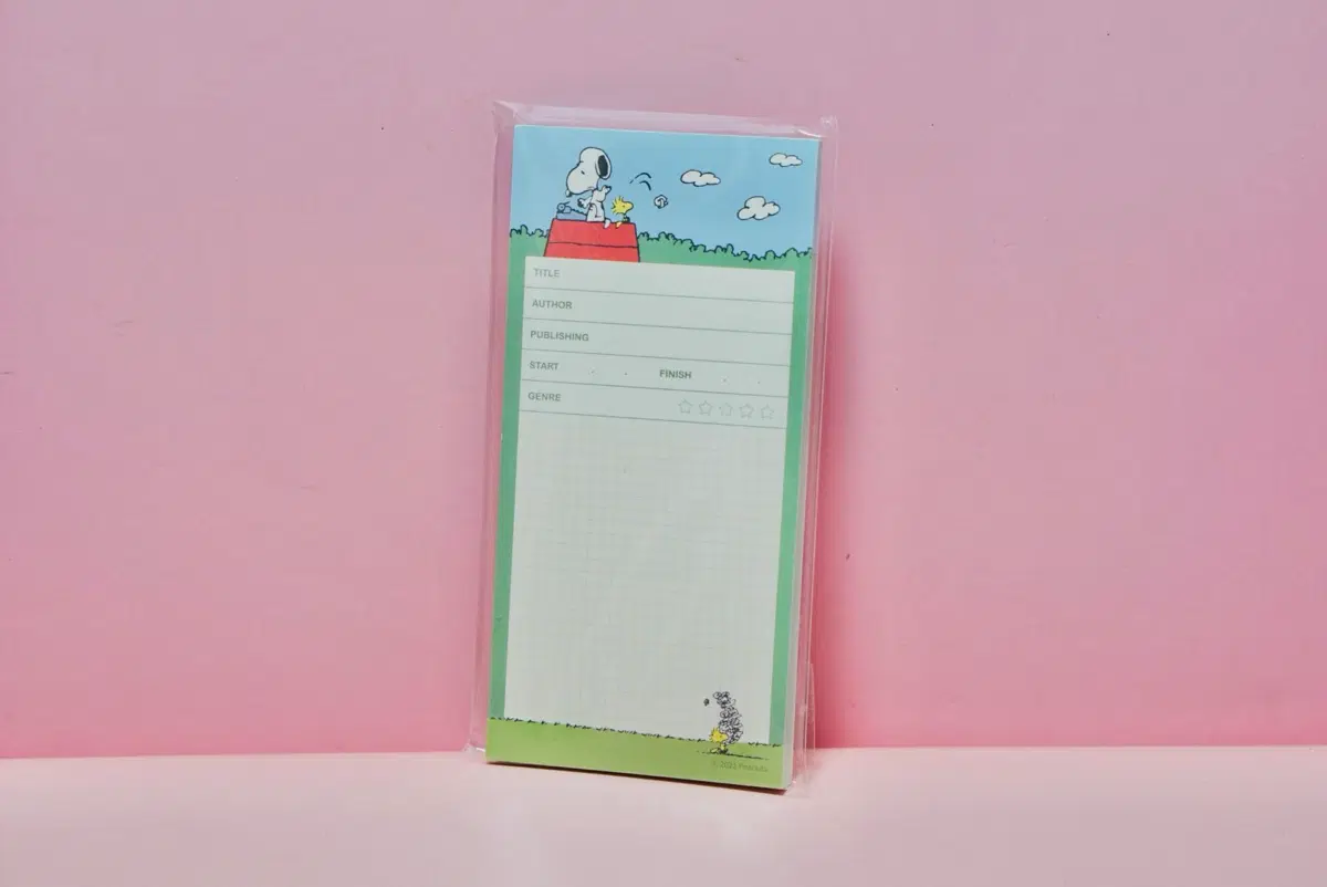 피너츠 스누피 메모패드 50장 새제품