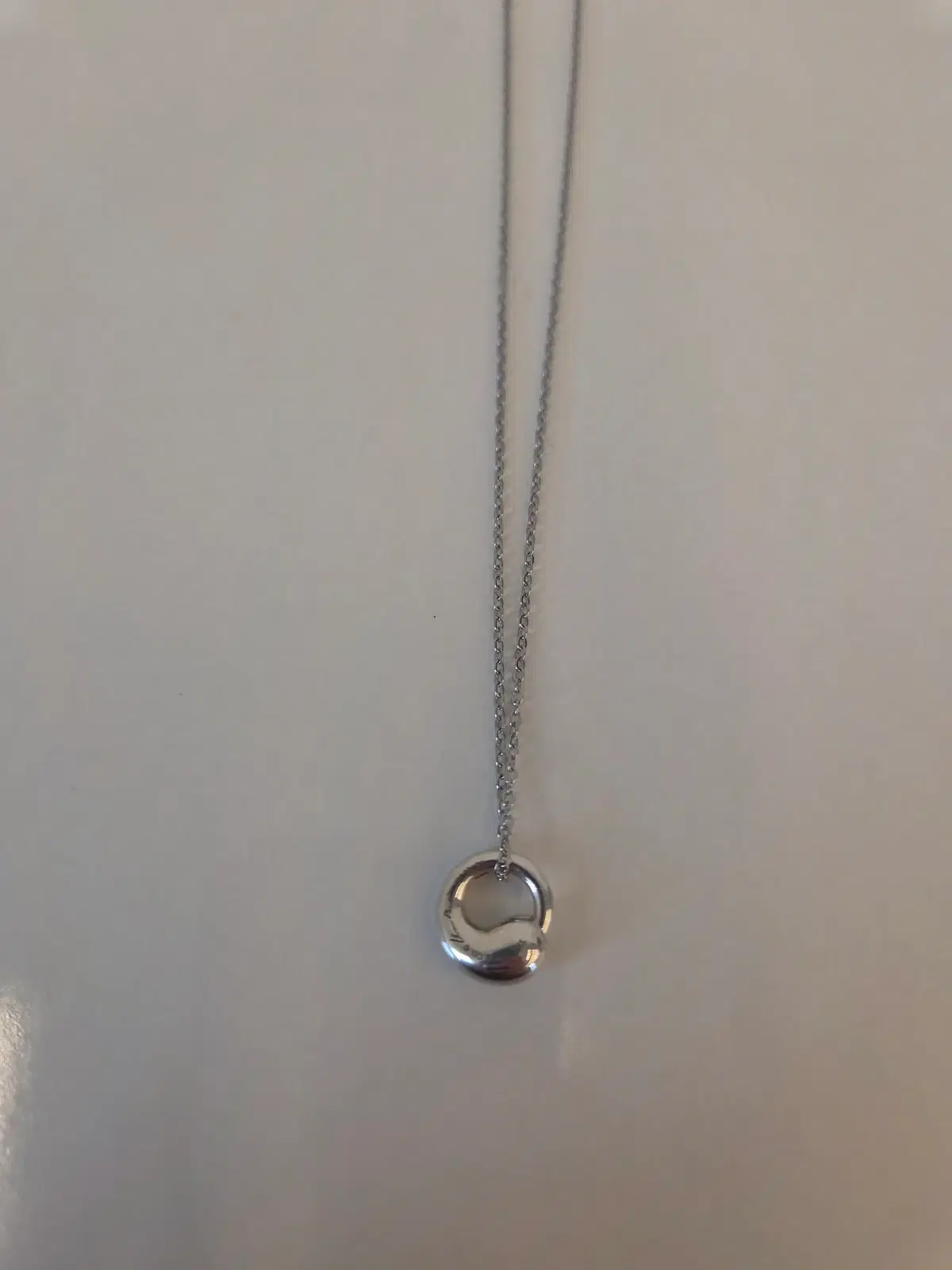 티파니앤코 엘사 퍼레티 이터널 서클 목걸이 12mm (154)