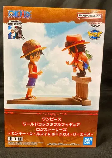 BANDAI SPIRITS 월드 컬렉터블 피규어 로그 스토리즈 몽키 D 루피 & 포트거스 D 에이스