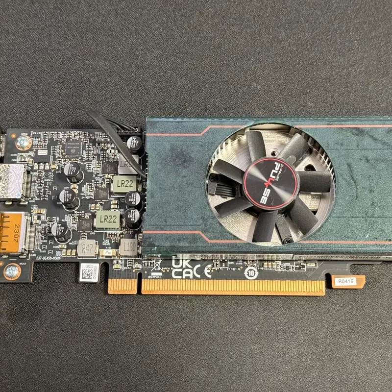 라데온 RX6400 PULSE D6 4GB LP 그래픽카드
