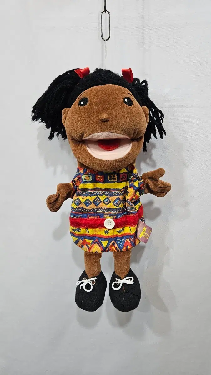 Fiesta crafts 아프리카소녀 봉제인형 손인형