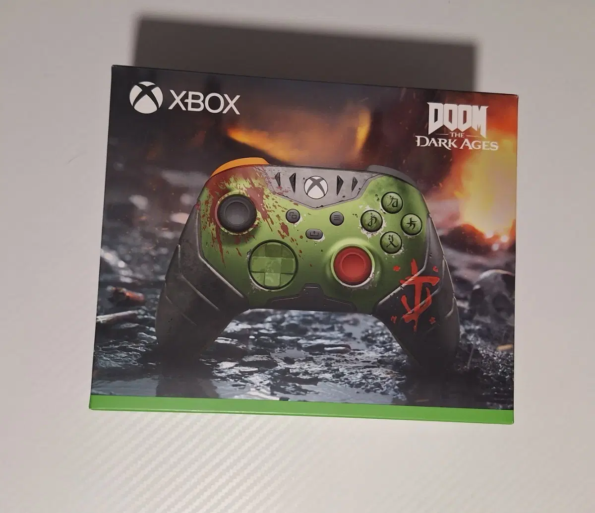 (미개봉) xbox 둠 다크 에이지 컨트롤러 + 모자