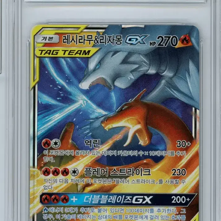 포켓몬카드 레시라무&리자몽 GX RR (SM10 007/095)