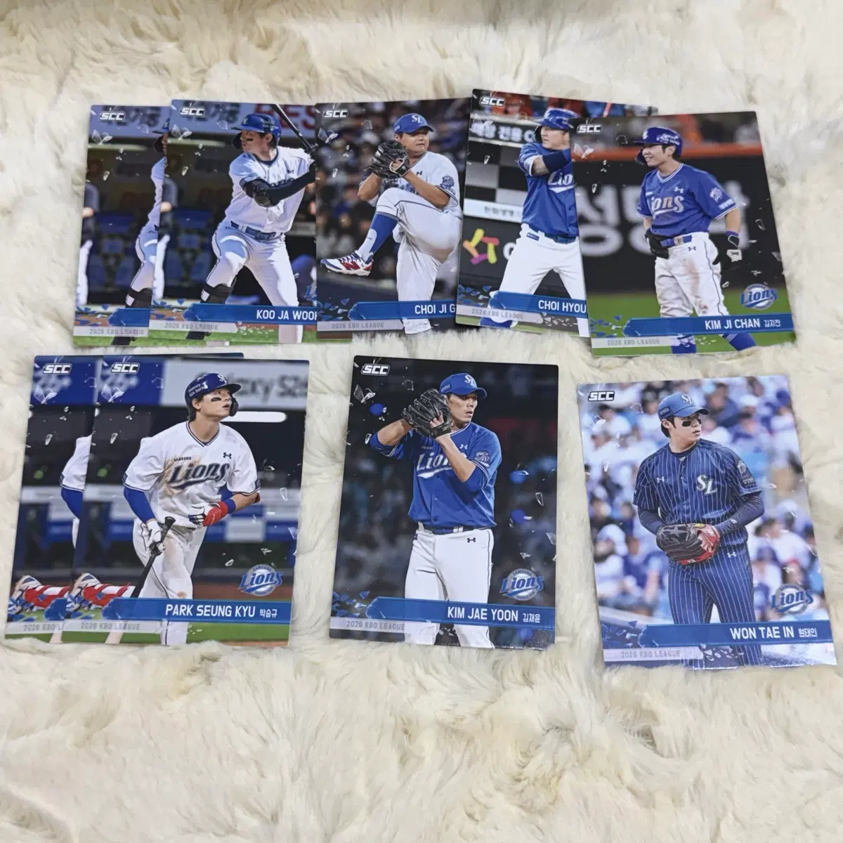 kbo 오피셜 카드 플러스 노멀 삼성 김지찬 원태인 최형우 구자욱