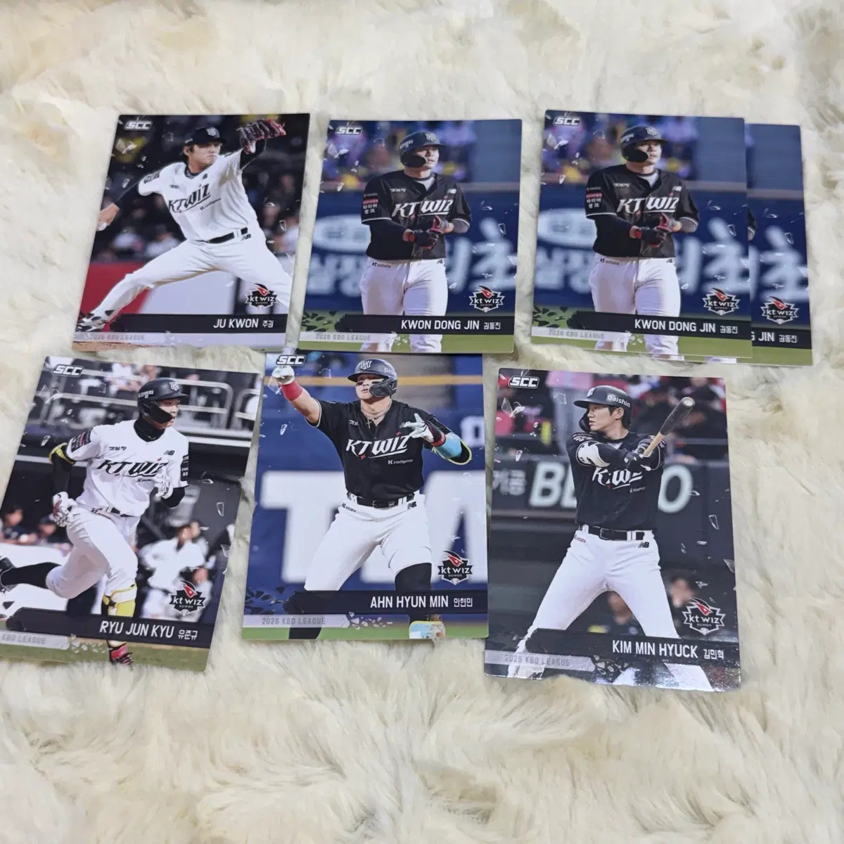 kbo 오피셜 카드 플러스 노멀 KT위즈 일괄