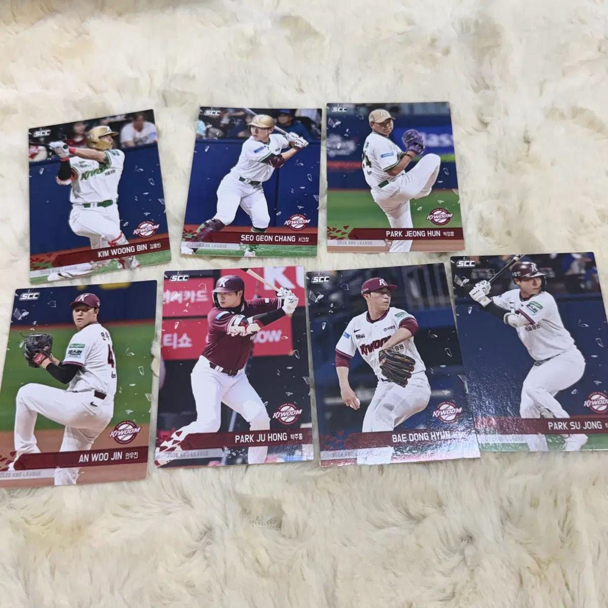 kbo 오피셜 카드 플러스 노멀 키움 일괄