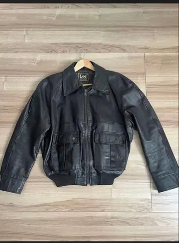 70s Lee A-2 flight jacket 가죽 자켓