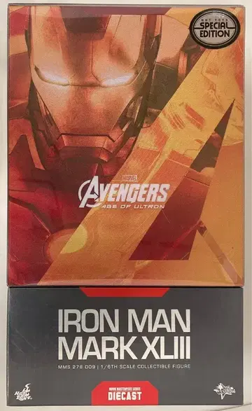 HOTTOYS MOVIE MASTERPIECE DIECAST IRON MAN MARK 43 (SPECIAL EDITION) MMS278H0