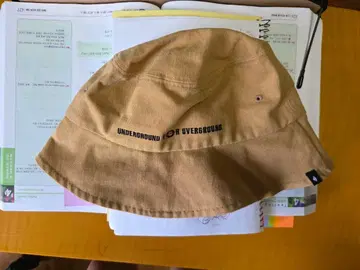 언더그라운드 포 오버그라운드 버킷햇 베이지 벙거지모자
