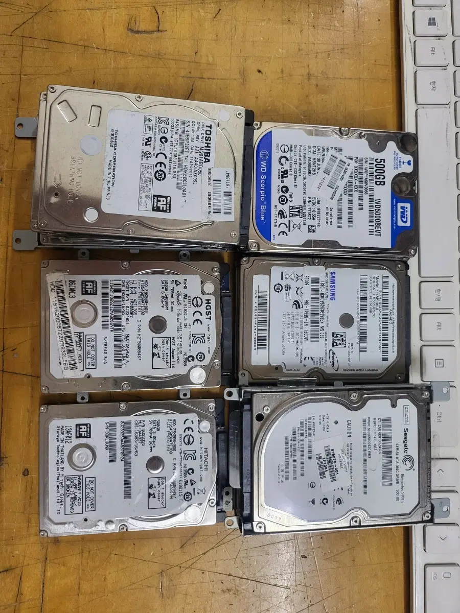 노트북 하드 500GB 2.5인치 HDD 500g 0026082401