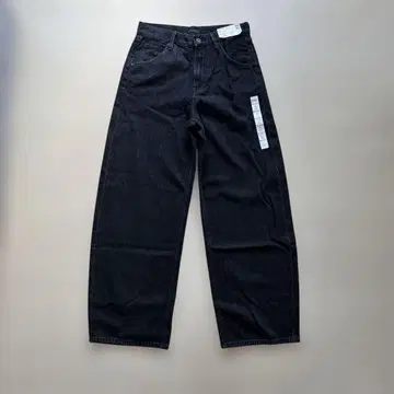UNIQLO 배기 커브 청바지 다크 그레이 25인치