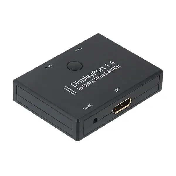 DisplayPort 2:1 모니터 선택기 4K 60Hz 수동