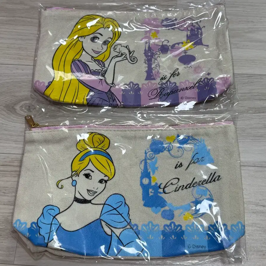 신데렐라 라푼젤 패브릭파우치