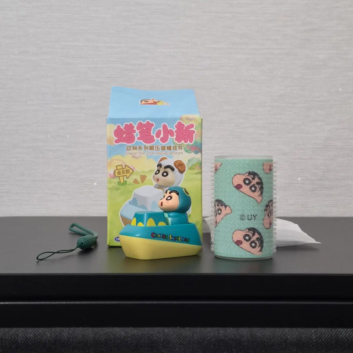 [UY] 4.4cm 크레용신짱 피규어 동물 시리즈 스트레스 해소 키캡 키링 공룡 짱구