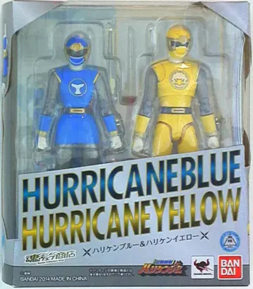 반다이/SHFiguarts/인풍전대 허리케인저 한정판 [허리케인 블루 & 허리케인 옐로우]