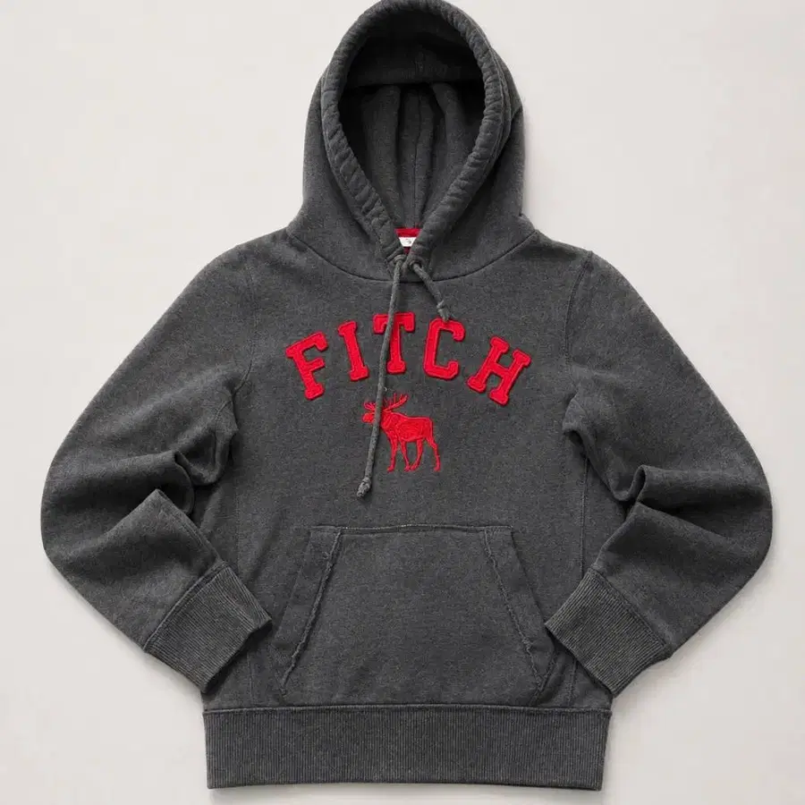 Abercrombie 아베크롬비 차콜 후드 티