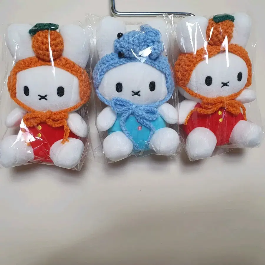 뜨개모자 미피 인형 키링 새상품