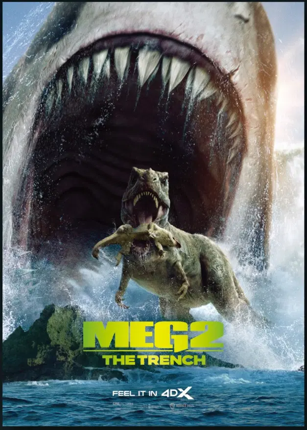 영화 <메가로돈2> 4DX 포스터