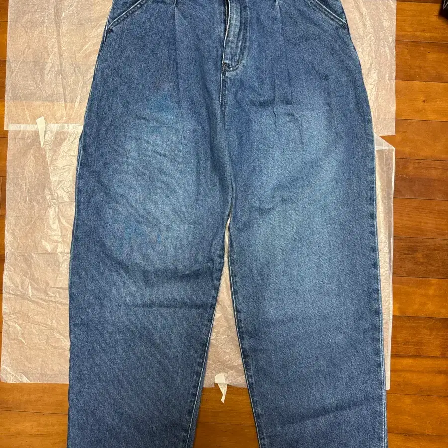 EEC 와이드 데님 팬츠 S (100% Cotton)