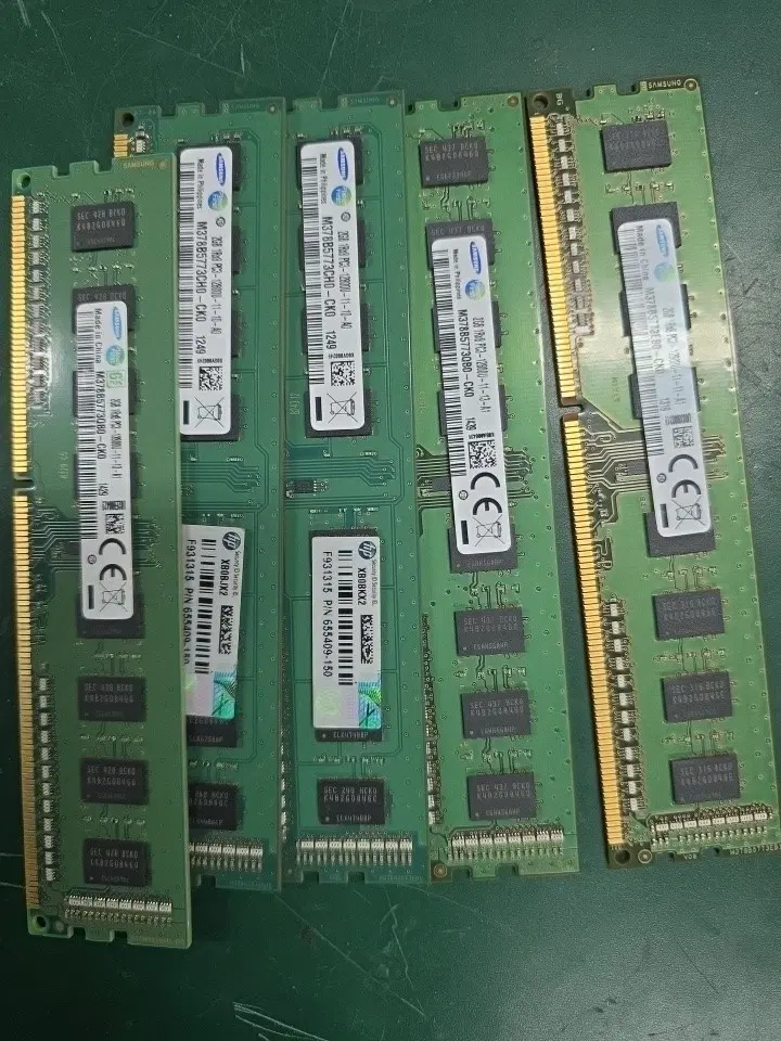 삼성 DDR3 RAM PC3-12800 2GB 5개 세트