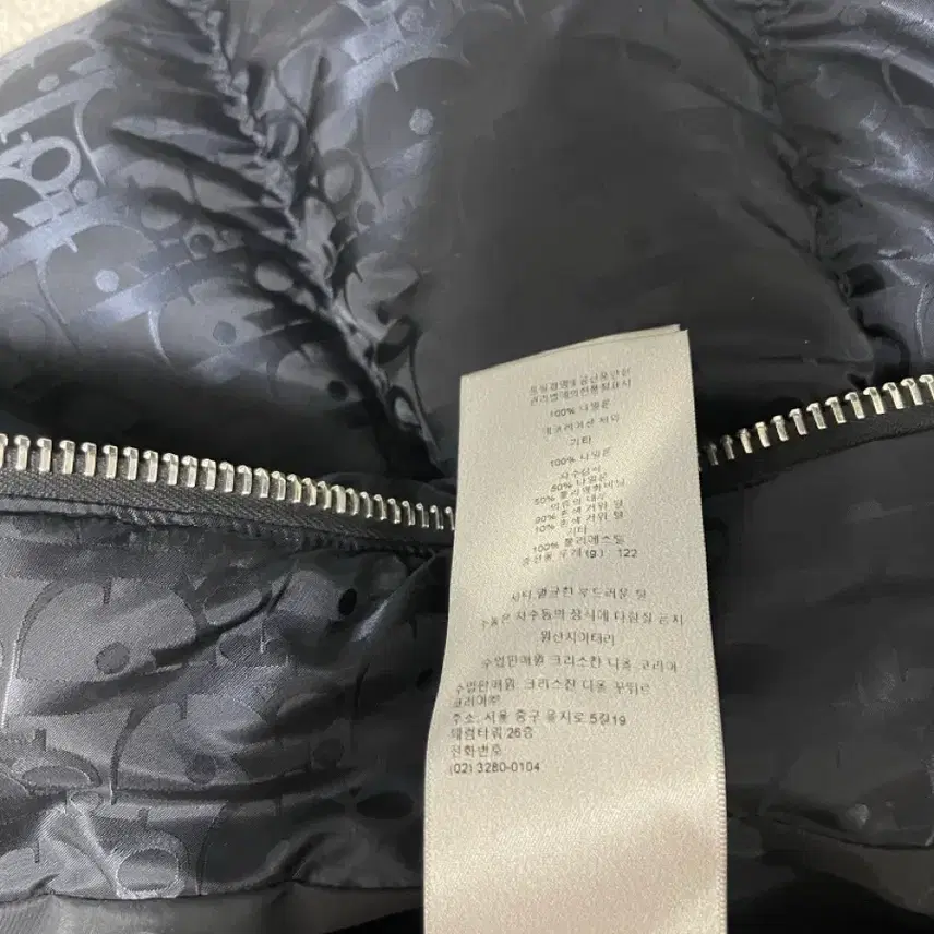 디올 [50] 백화점판 오블리크 패딩 블랙 사진 8