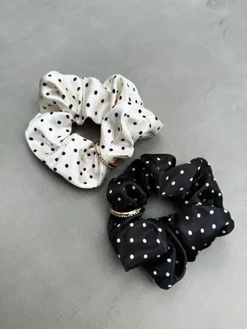 새상품 DIANTE 디아 ACCENT DOT SHUSHU 스크런치
