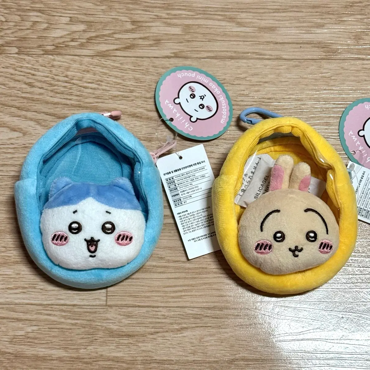 치이카와 페이스 클리어 파우치 하치와레 우사기 정품 새상품