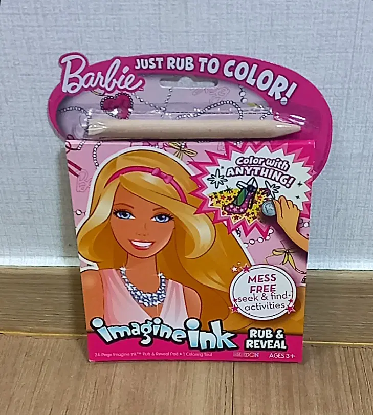바비 이매진 잉크 루브 앤 리빌 Barbie Imagine Ink Rub & Reveal