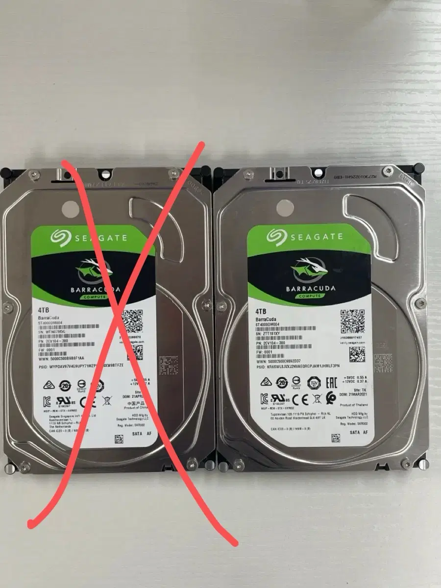 씨게이트 ST4000DM004 4TB HDD