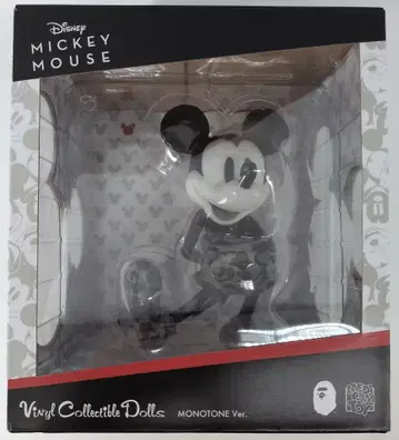 MEDICOM TOY VCD BAPE(R) MICKEY MOUSE MONOTONE Ver.