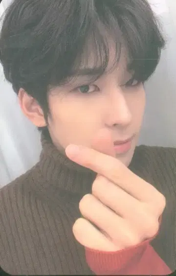 SEVENTEEN YOU MADE MY DAWN 원우 트레이딩 카드 오렌지