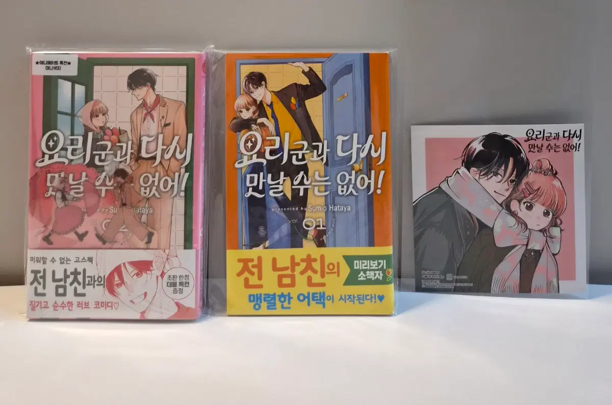 요리군과 다시 만날수는 없어 2권 +소책자+애니메이트특전