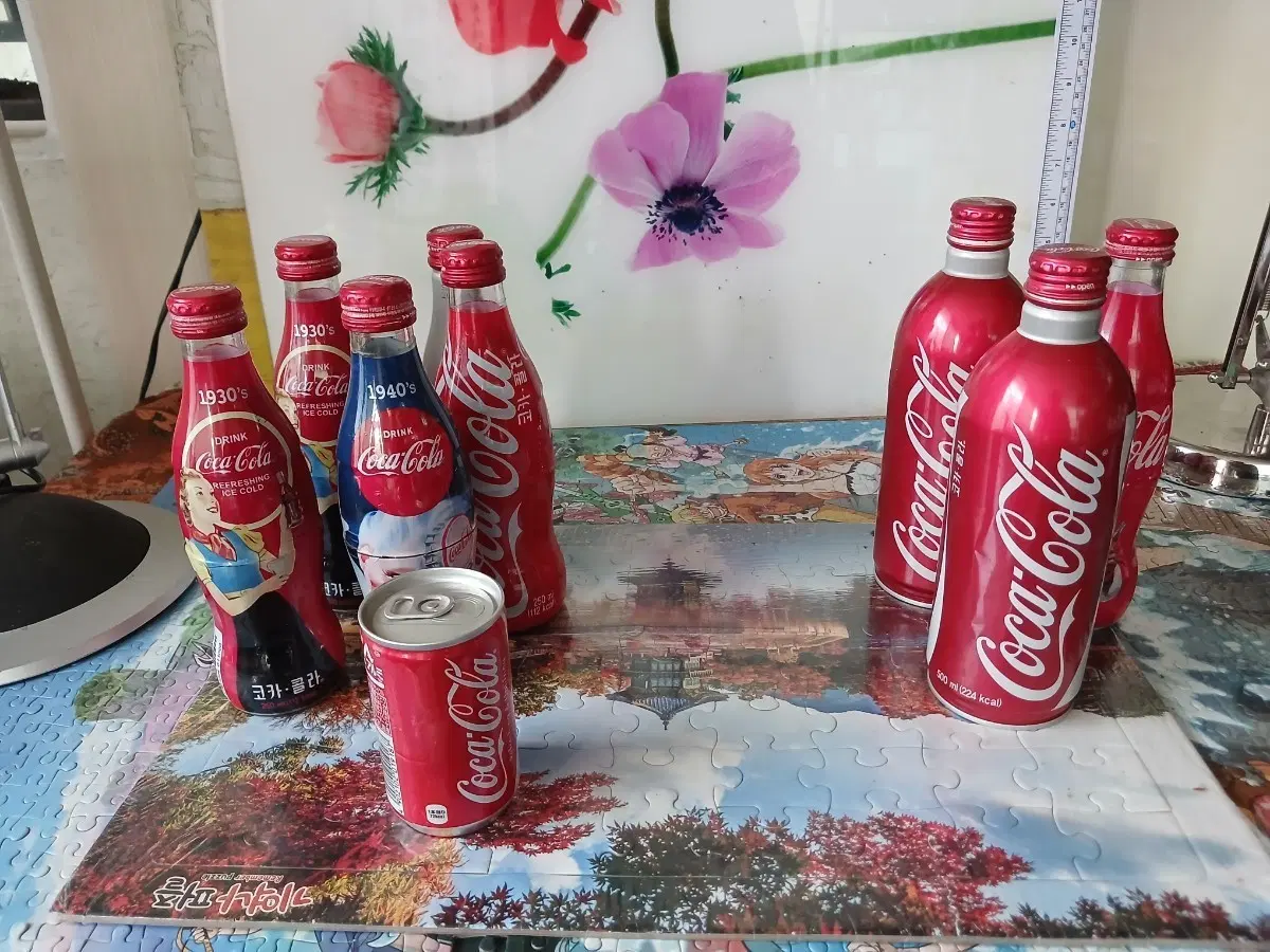 코카콜라 1930 1940 빈티지 병 세트