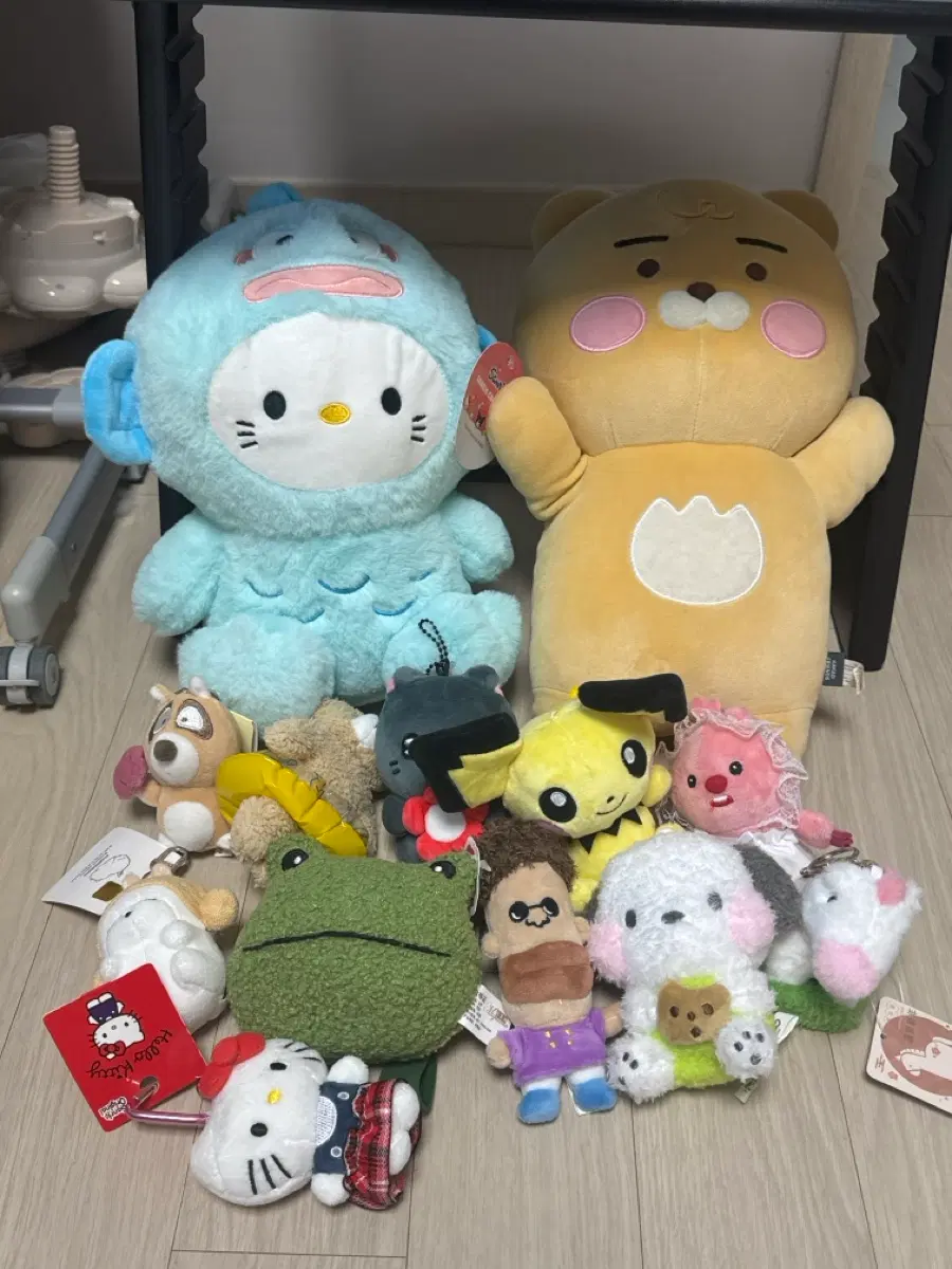 라이언 키티 등 인형 처분