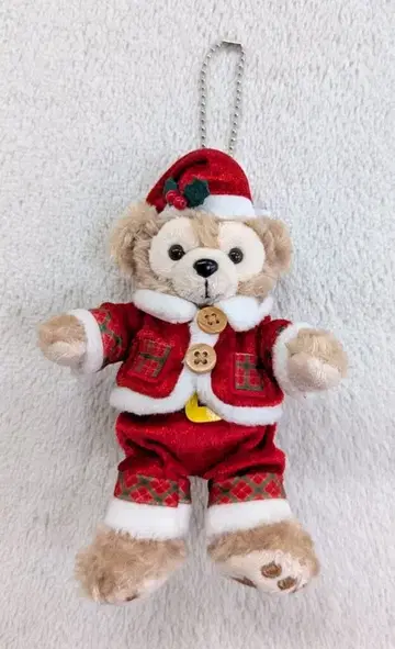 도쿄디즈니씨 인형 배지 Duffy's Christmas 2016 더피(빨간 산타풍)/Very Merry Snowtime 2016