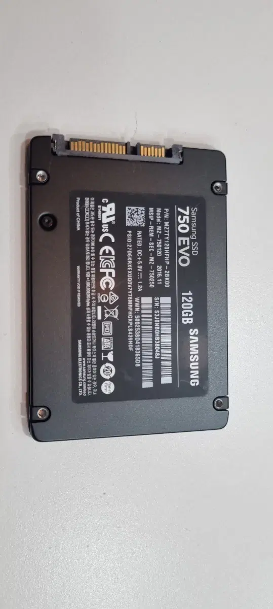 삼성전자 SSD 750 EVO 120GB