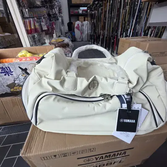 야마하 보스턴백 아이보리 정품 새상품 Y23BBFL