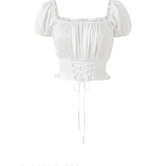 낫유어로즈 notyourrose 코르셋 크롭 블라우스 corset crop blouse