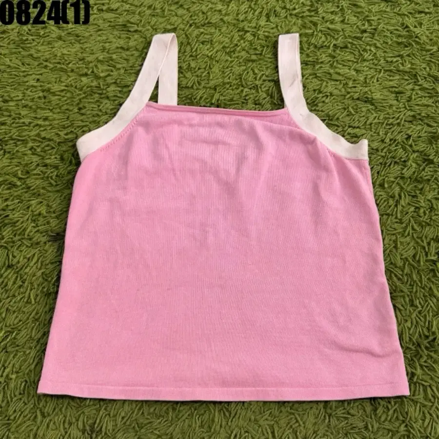 폴로 핑크색 나시 상의