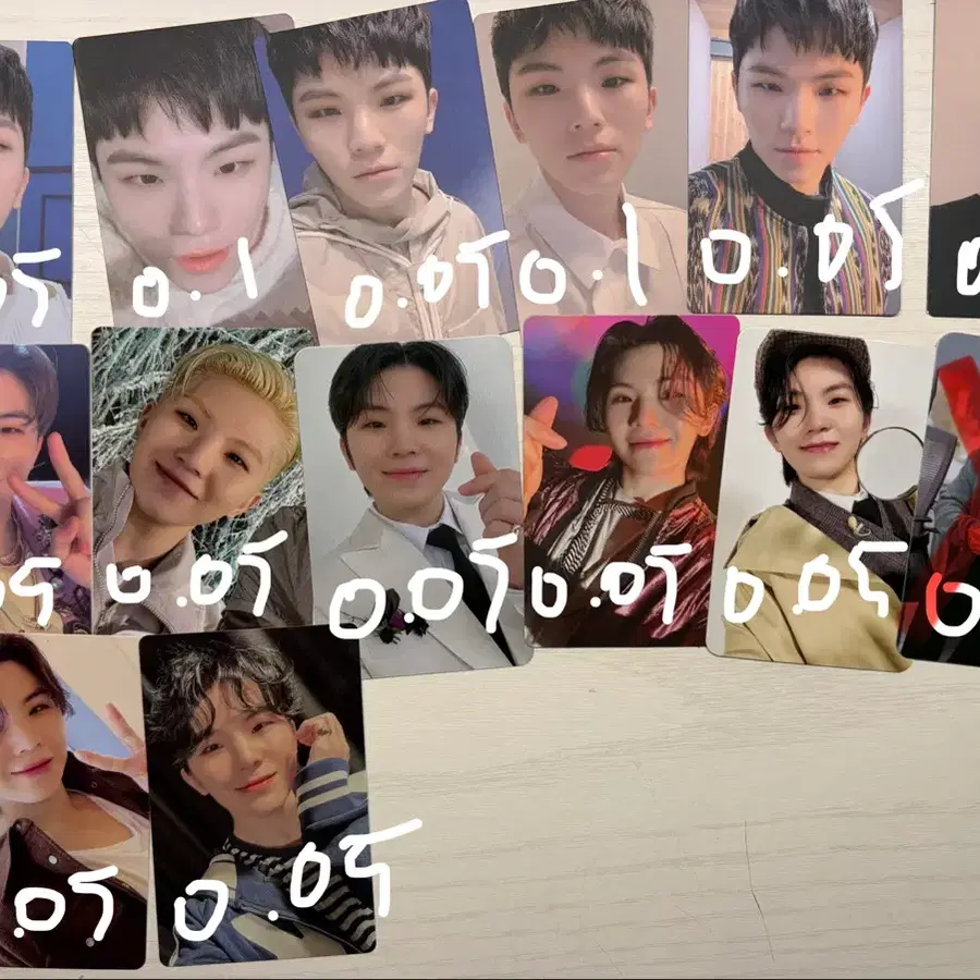 세븐틴 우지 포토카드