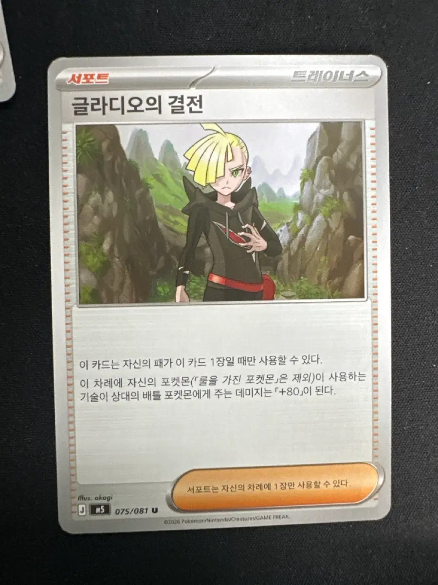 포켓몬 카드 글라디오의 결전 덱소스