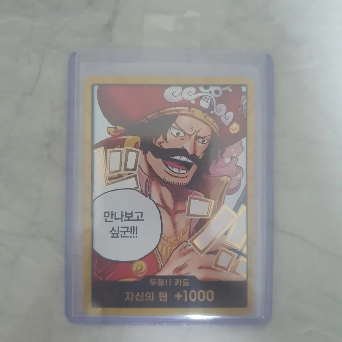 원피스 카드 로저 금둥
