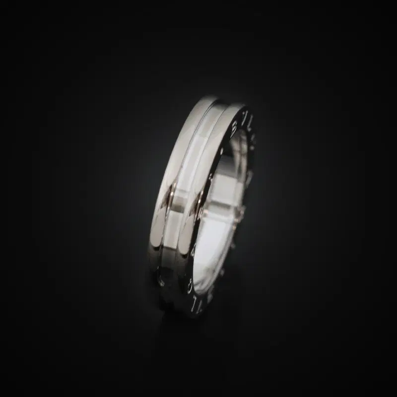 (정품)불가리 336028 비제로원 1링 18K 화이트골드 58호 4mm